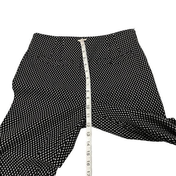 Anthropologie The Essential Slim Trouser Pants Black and White Size 4 NWOT - Picture 5 of 10